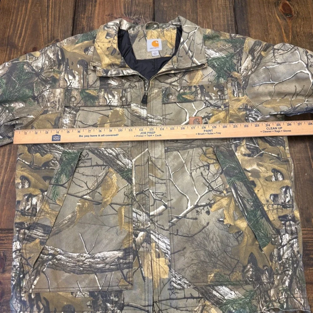 Carhartt Mens Quick Duck Realtree Xtra Camo Thinsulate Jacket 101444 977 Large